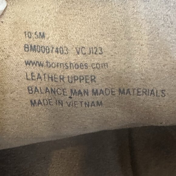 Born Mens Allegheny II Sneaker Size 10.5M Black Leather Casual Lace Up Shoe Low - Picture 13 of 13